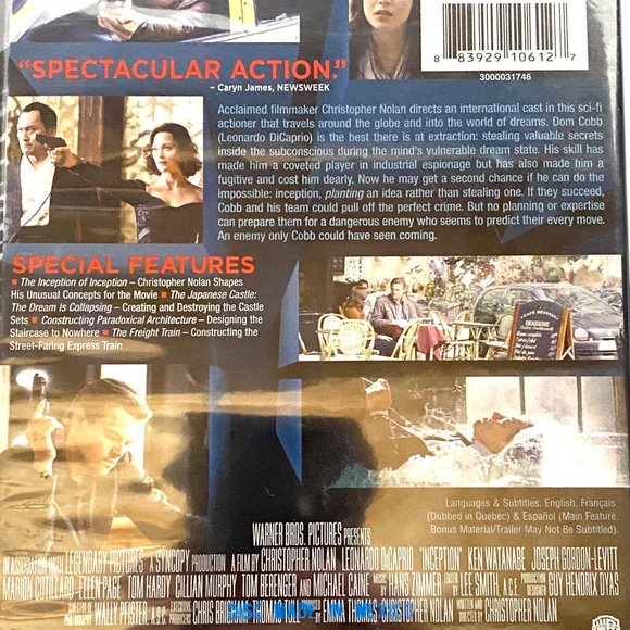 Inception, Fullscreen, DVD - Picture 4 of 4